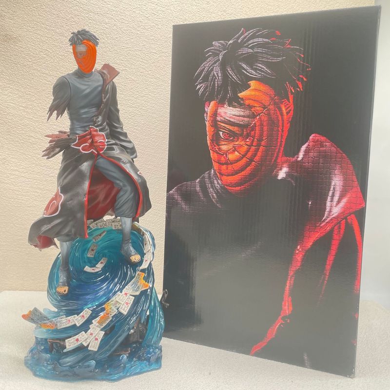 Naruto Akatsuki Gk Statue Uchiha Obito Doll Konan Action Figure