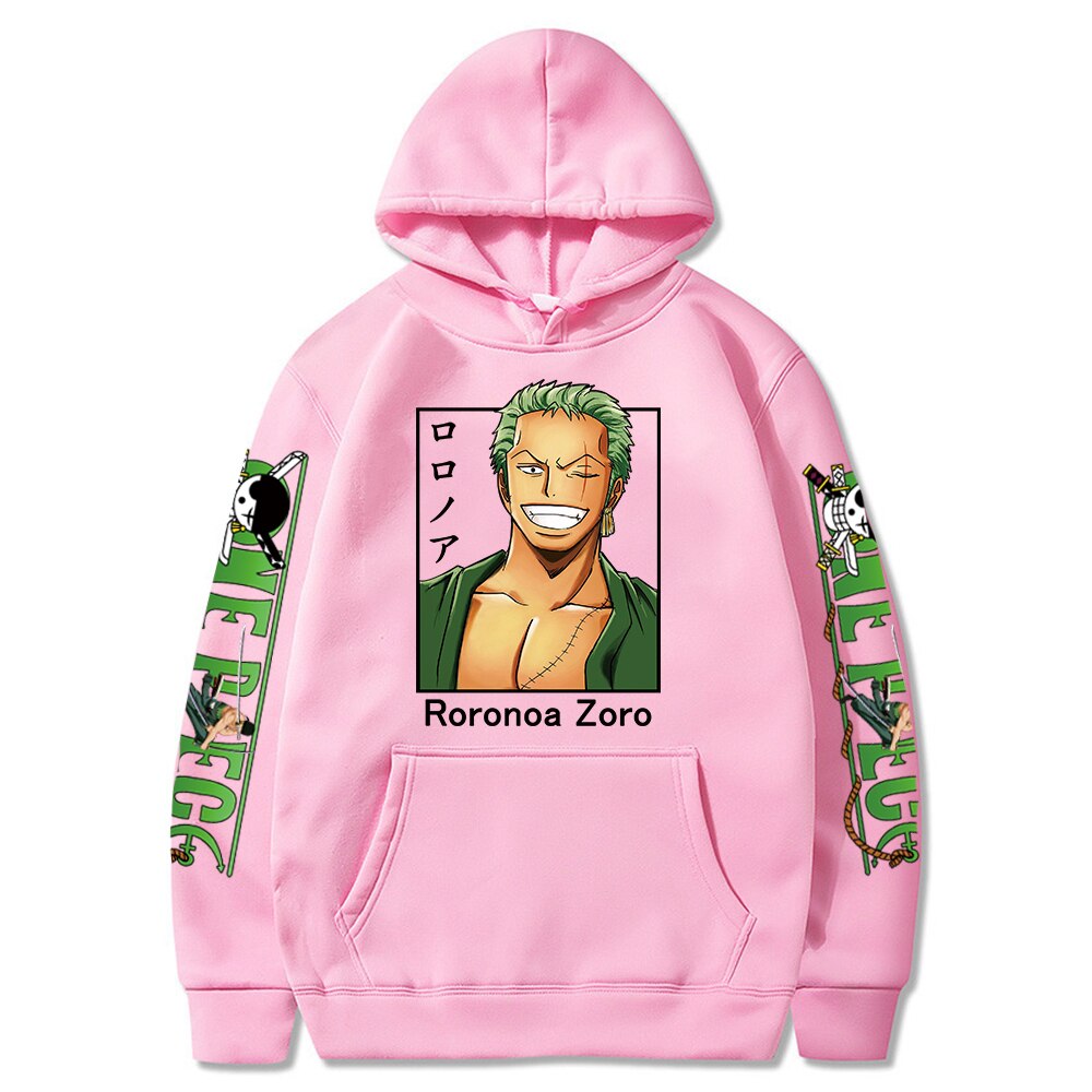 One Piece Roronoa Zoro Printed Hoodie