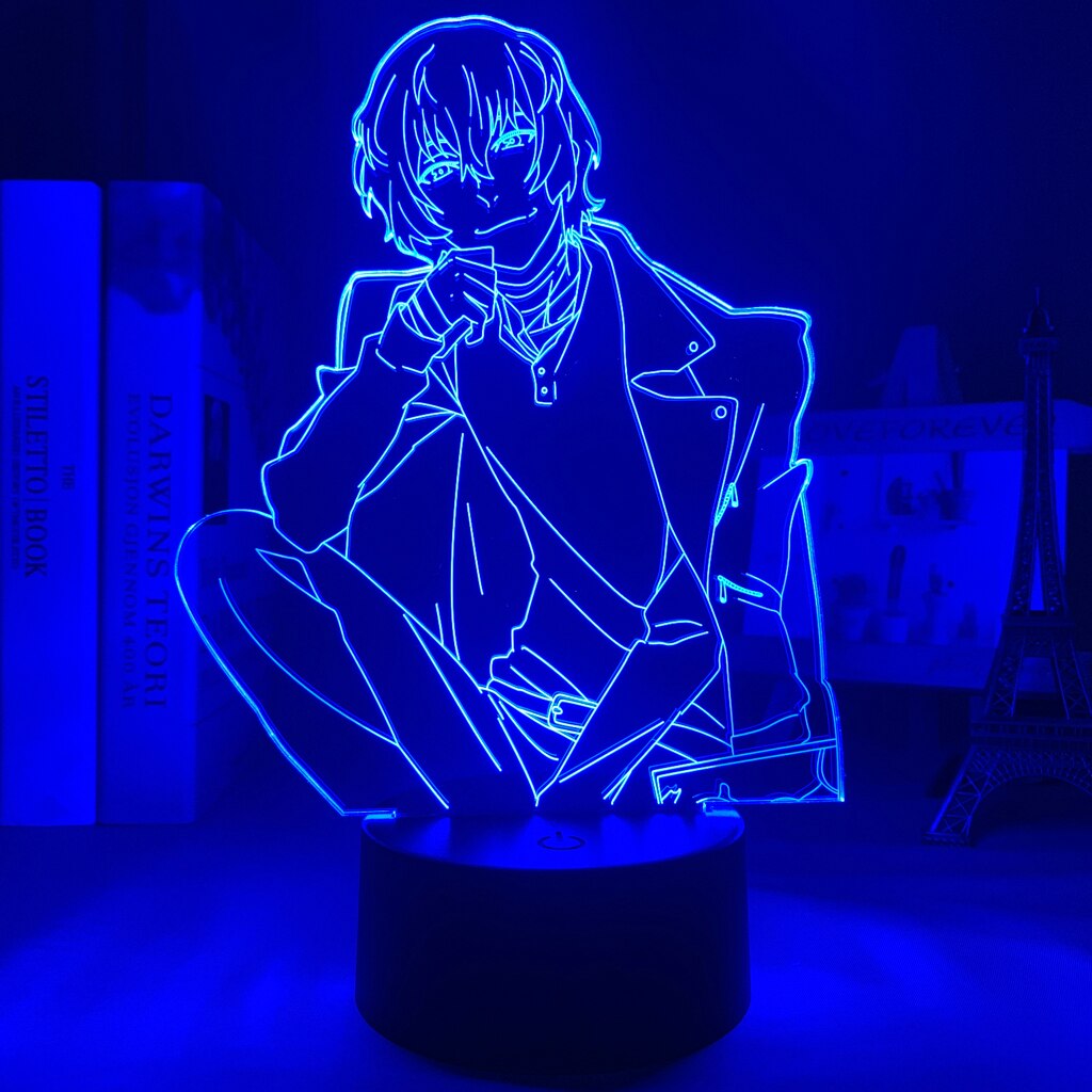 Anime Bungo Stray Dogs Dazai 3D Lamp