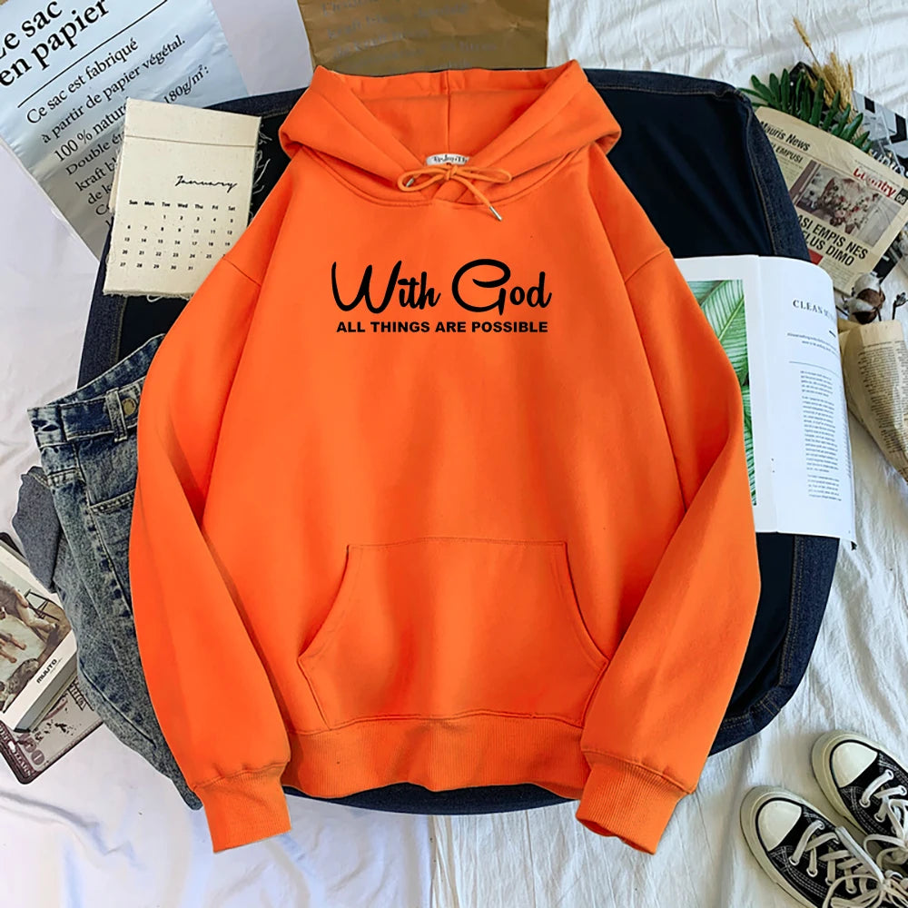 With God All Things Are Possible Hoodie