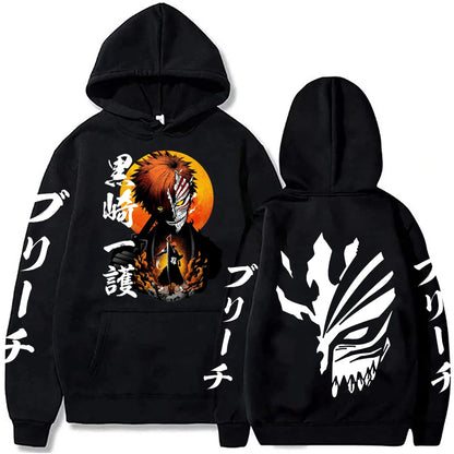 Bleach Kurosaki Ichigo Kuchiki Byakuya Abarai Renji Hoodie