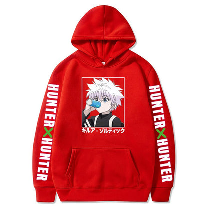 Hunter X Hunter Killua Zoldyck Drink Water Hoodies