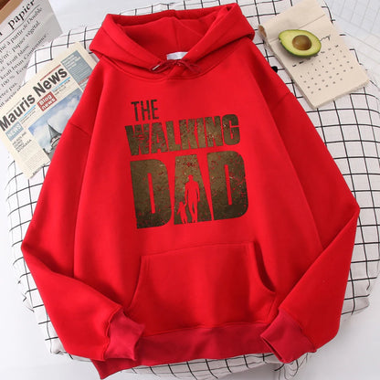 The Walking Dad Printing Hoodie