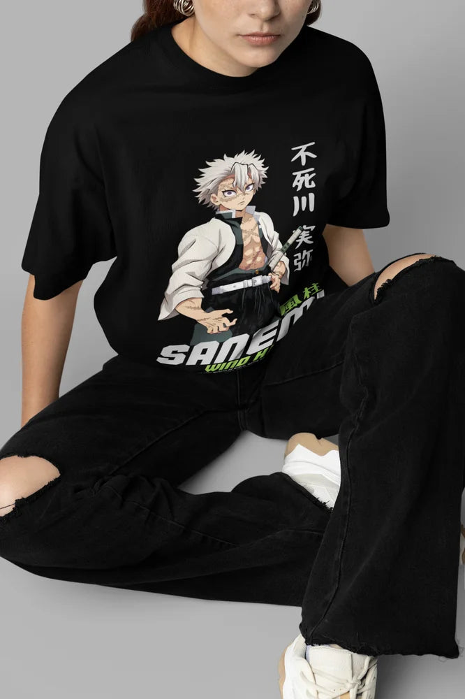 Sanemi Kokushibo Demon Slayer T-Shirt