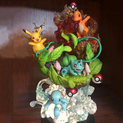 Pokemon MFC Evolution Mewtwo Charizard Gengar Eevee Blastoise Venusaur Luminous Figures