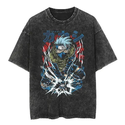 Naruto Hero washed T-shirt