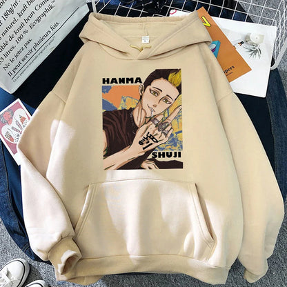 Tokyo Revengers Haikyuu Manga Hanma Shuuji Hoodie