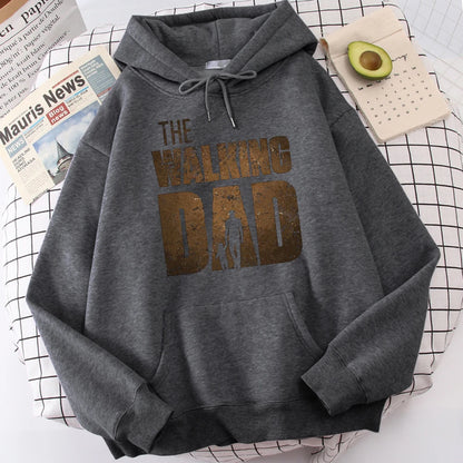 The Walking Dad Printing Hoodie