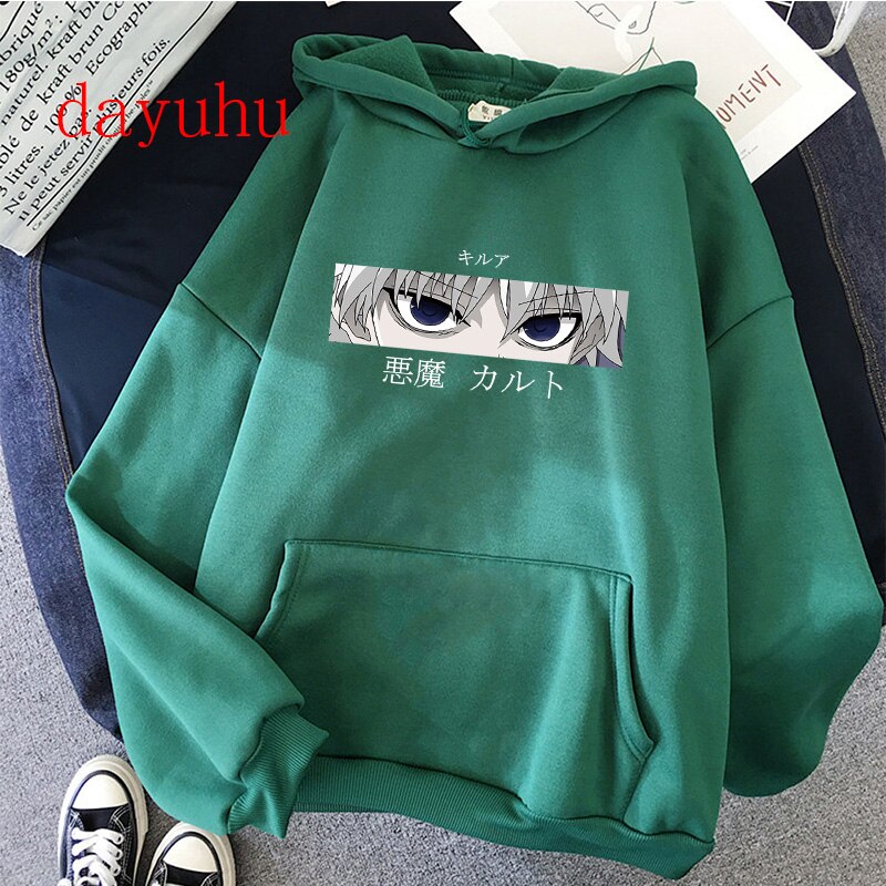 Hunter X Hunter Killua Zoldyck Devil Eye Print Hoodies