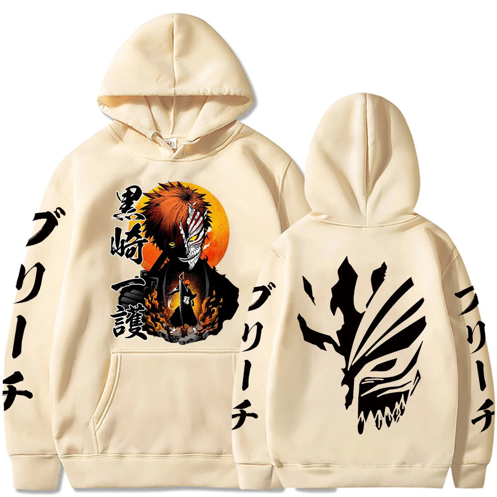 Bleach Kurosaki Ichigo Kuchiki Byakuya Abarai Renji Hoodie