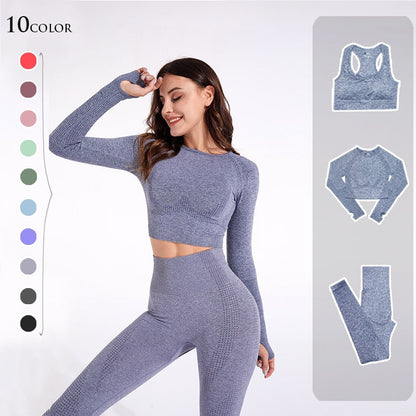 2/3PCS Seamless Women Yoga Workout Set