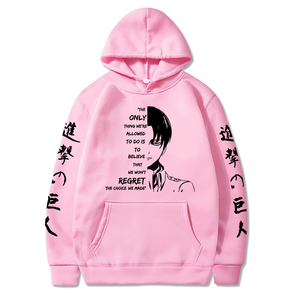 Anime Attack On Titan Ackerman Graphic Hoodies