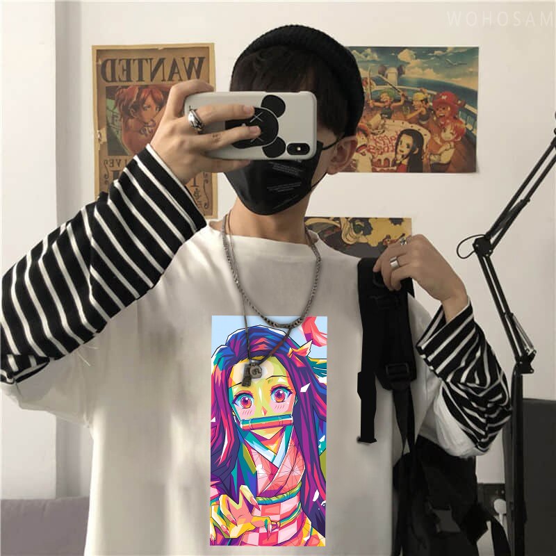 Demon Slayer Kamado Nezuko Fake Two T-Shirts