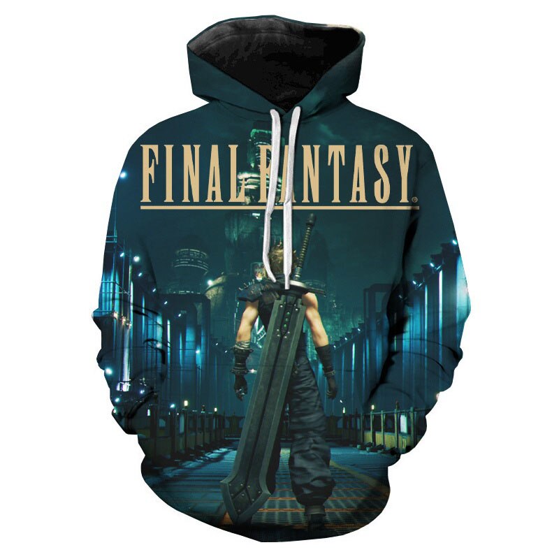 Final Fantasy 3D Print Hoodie