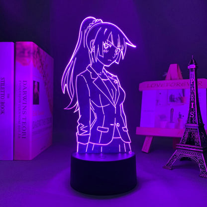 Bakemonogatari Senjougahara Hitagi 3D Lamp