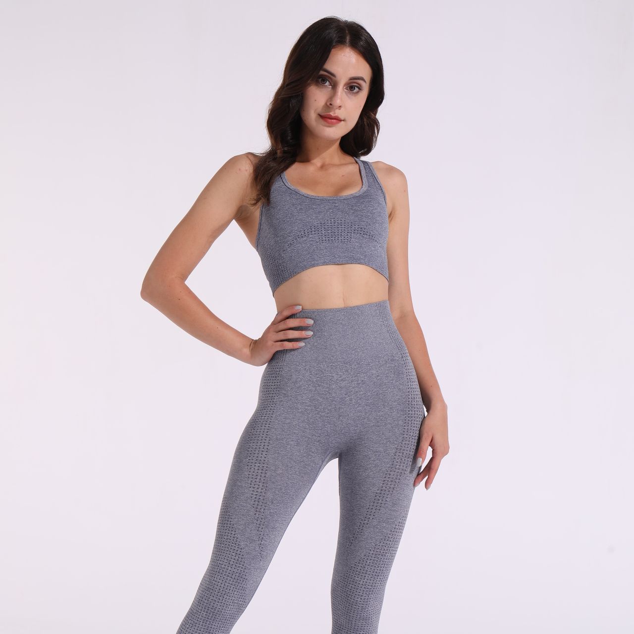 2/3PCS Seamless Women Yoga Workout Set