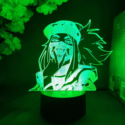 LOL Akali 3D Lamp