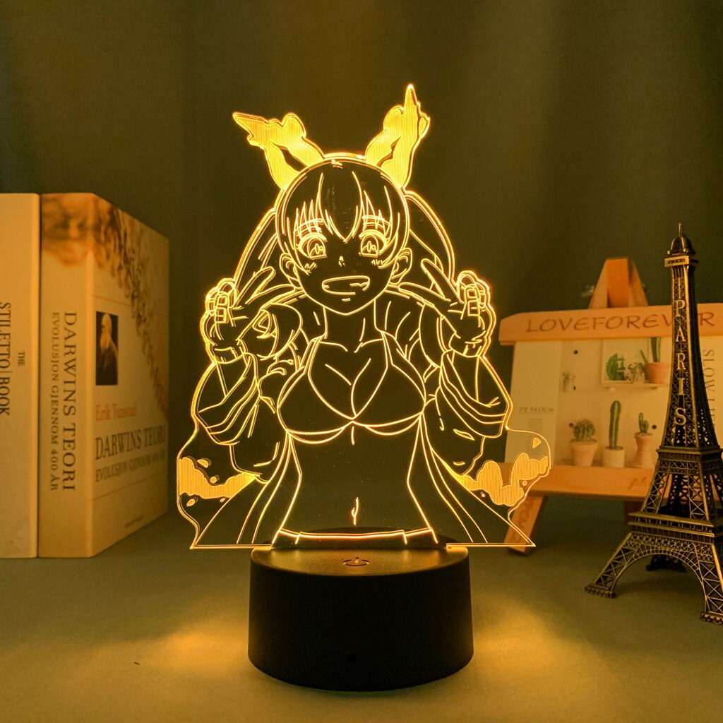 Fire Force Tamaki 3D Lamp