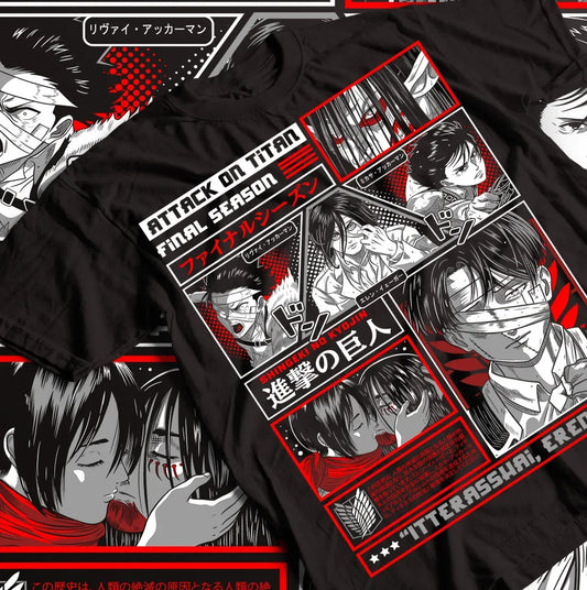 Attack on Titan Shingeki No Kyojin Horror T-Shirt