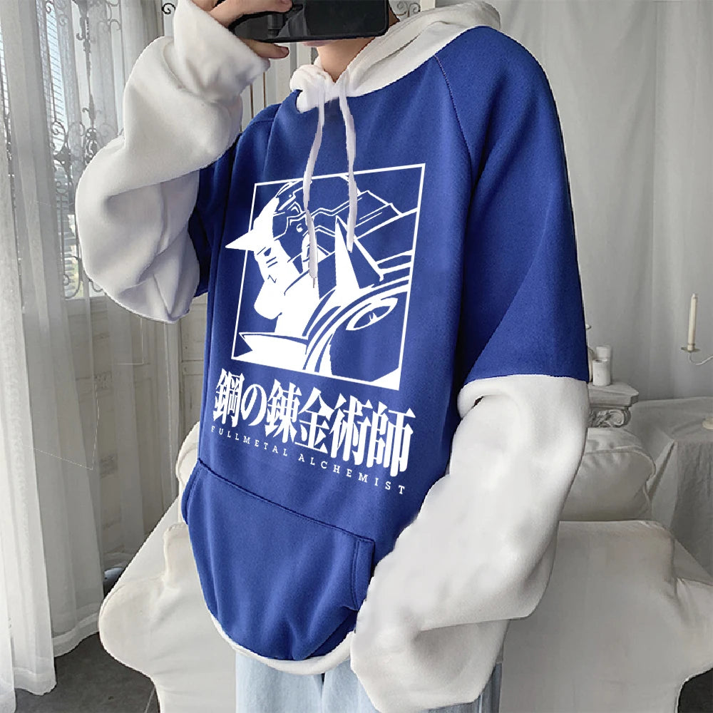 Anime Fullmetal Alchemist Alphonse Elric Graphic Hoodie