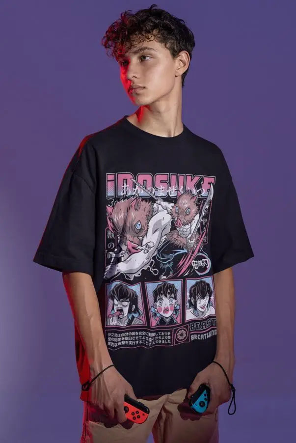 Inosuke Demon Slayer Kimetsu No Yaiba T-Shirt