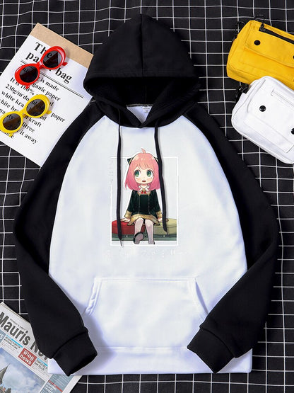 Spy x Family Anya Sitting On A Stool Hoodie