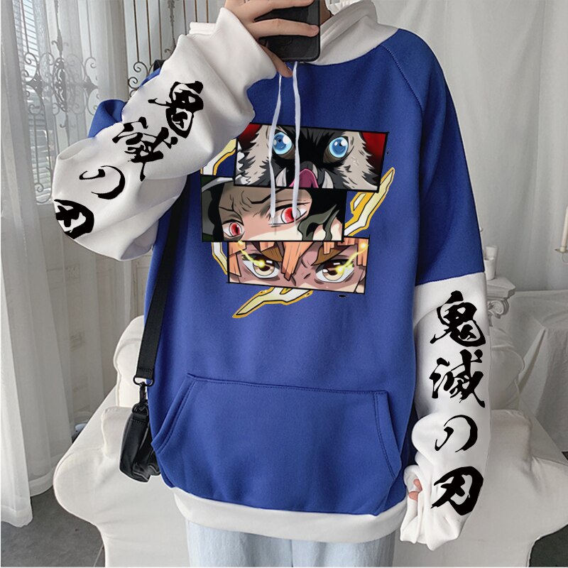 Demon Slayer Kibutsuji Muzan Printed Hoodies