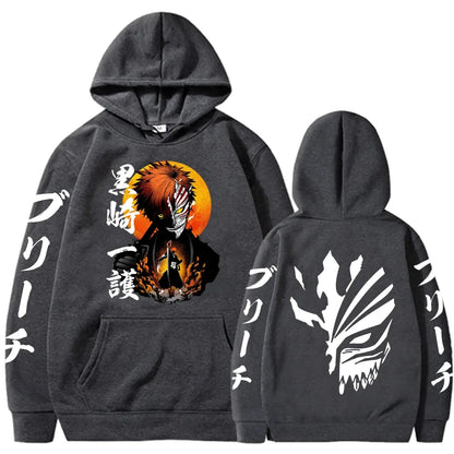 Bleach Kurosaki Ichigo Kuchiki Byakuya Abarai Renji Hoodie