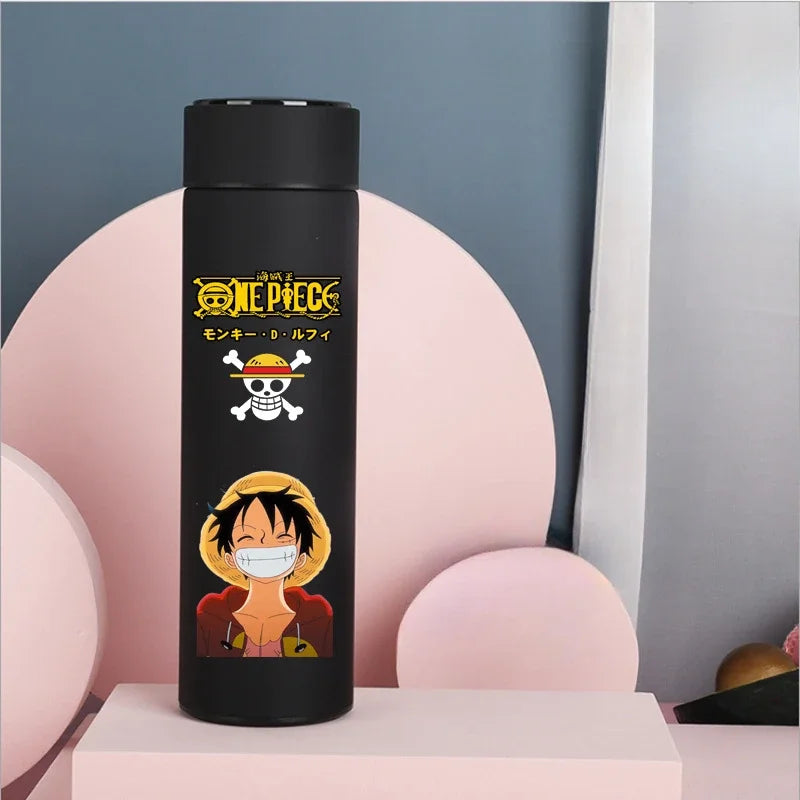 One Piece Stainless Steel Luffy Roronoa Zoro Water Bottle