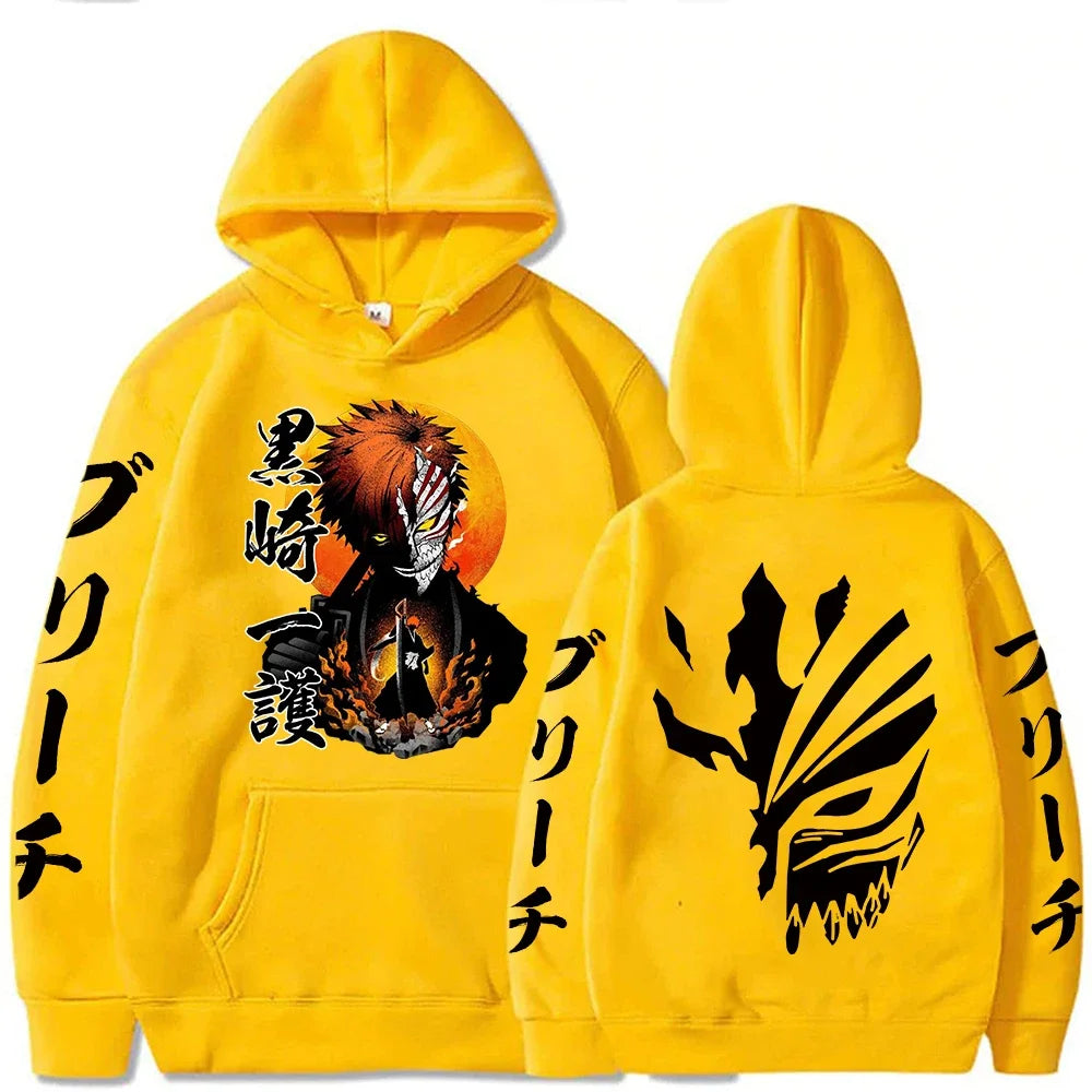 Bleach Kurosaki Ichigo Kuchiki Byakuya Abarai Renji Hoodie