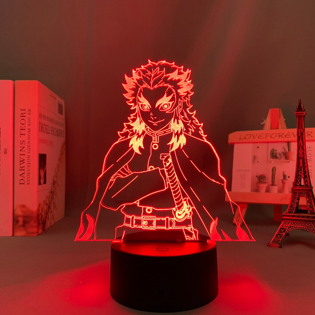 Demon Slayer Rengoku Kyojuro 3D Lamp