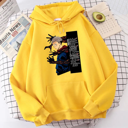 Jujutsu Kaisen Itadori Yuuji Anime Prints Hoodie