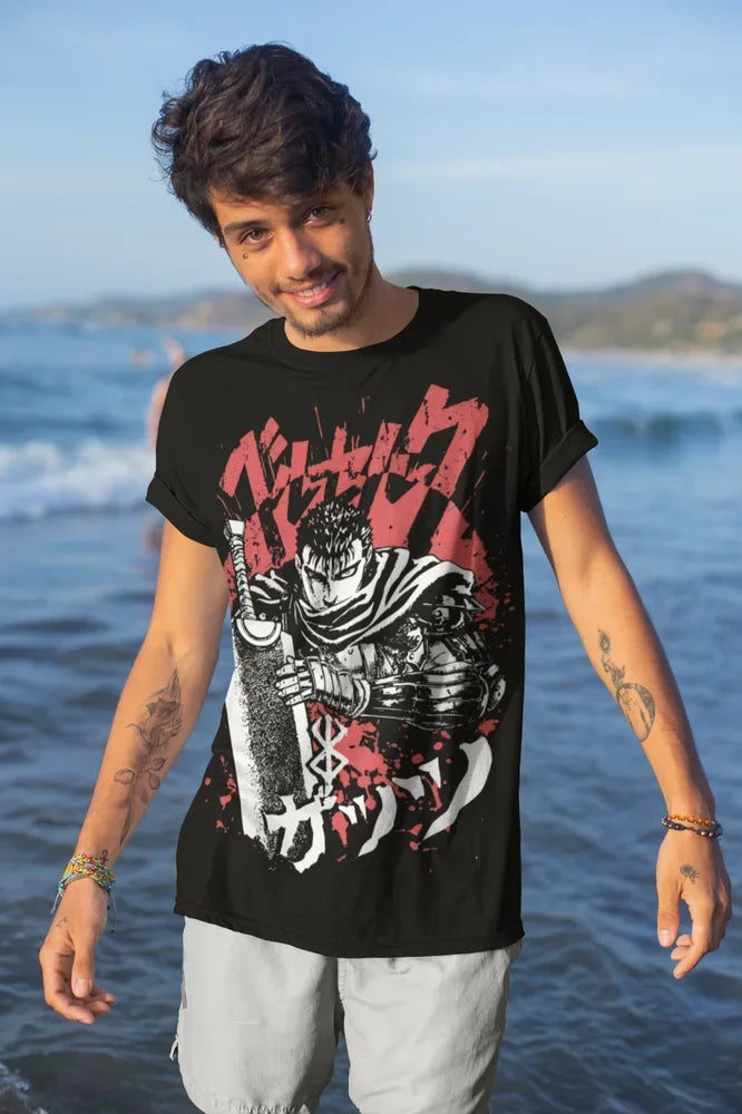 Berserk Manga Strip Guts T-Shirt