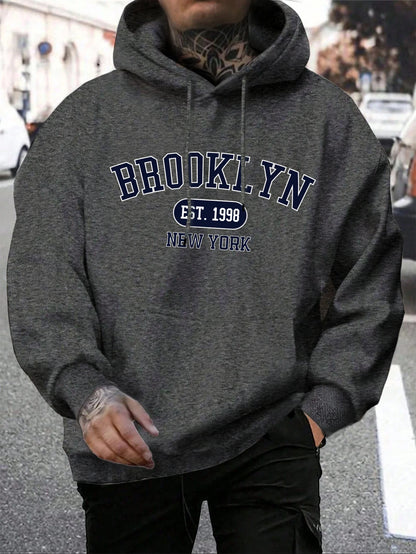 Brooklyn Est 1998 New York Printing Hoodies