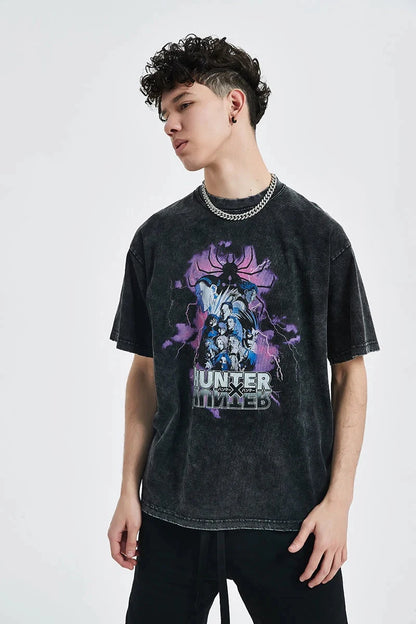 HUNTER x HUNTER Acid Wash T Shirt