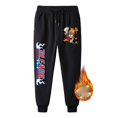 Bleach Print Thicken Sweatpants