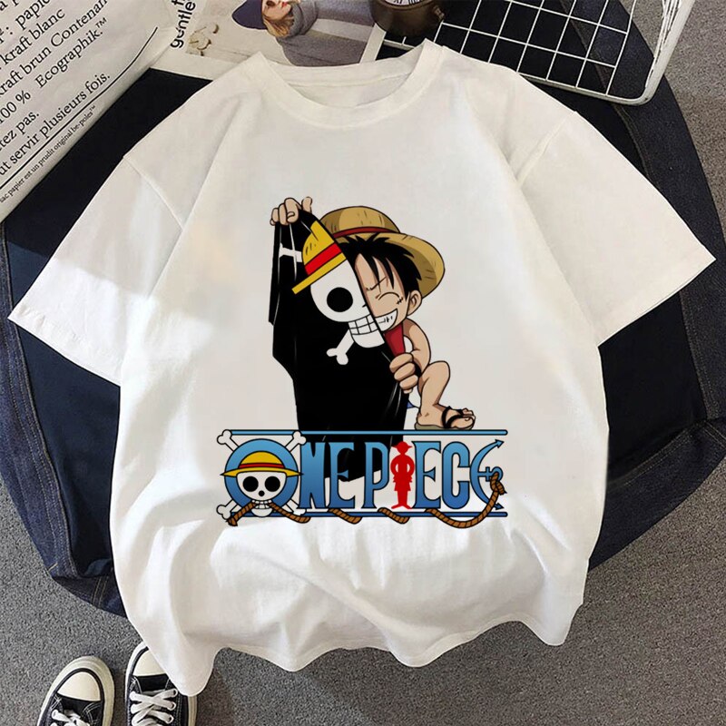 One Piece Luffy Chopper Peripheral T-Shirt