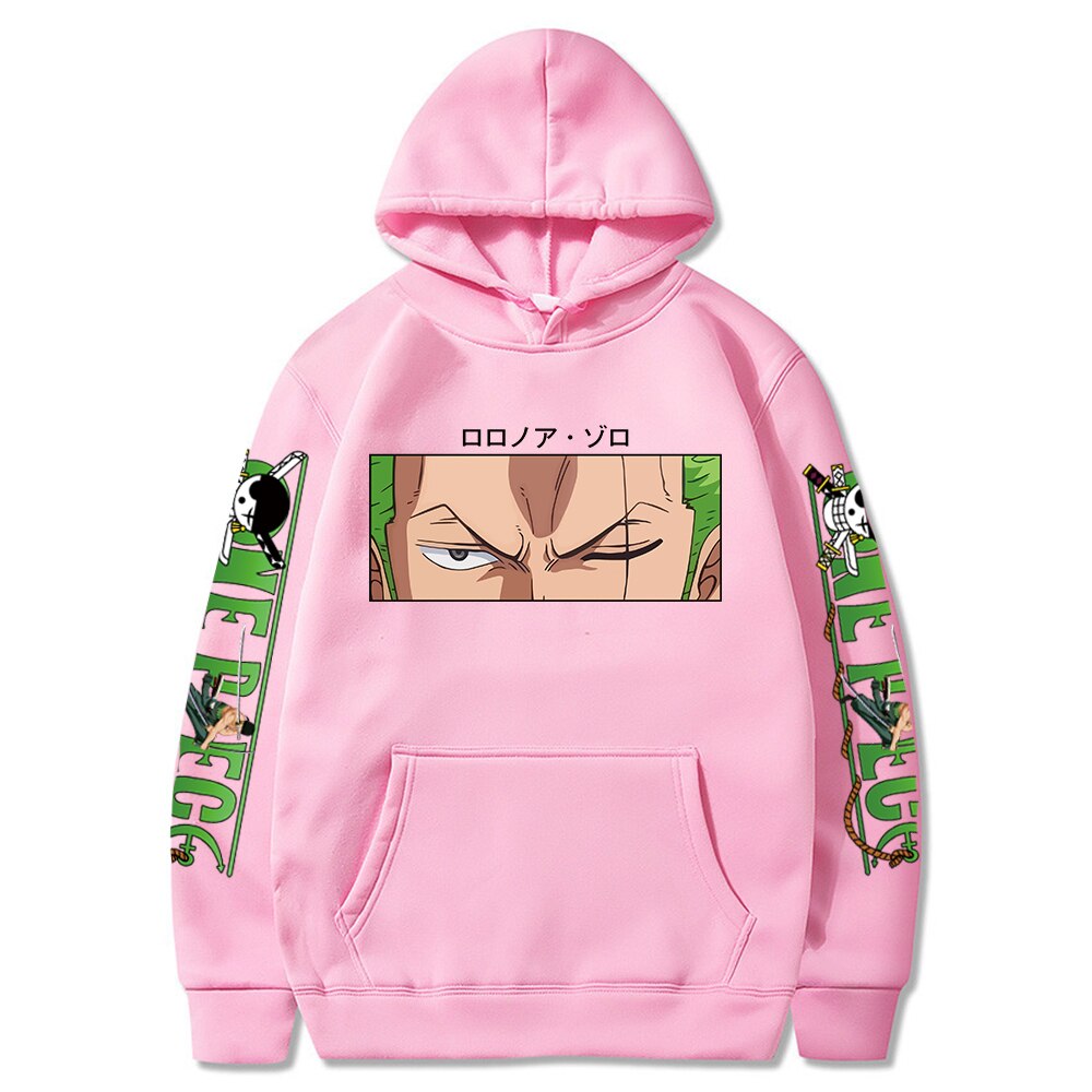 Roronoa Zoro Print Hoodies