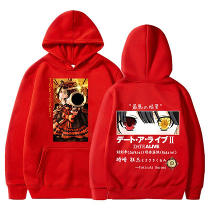 Date A Live Tokisaki Kurumi Print Hoodie