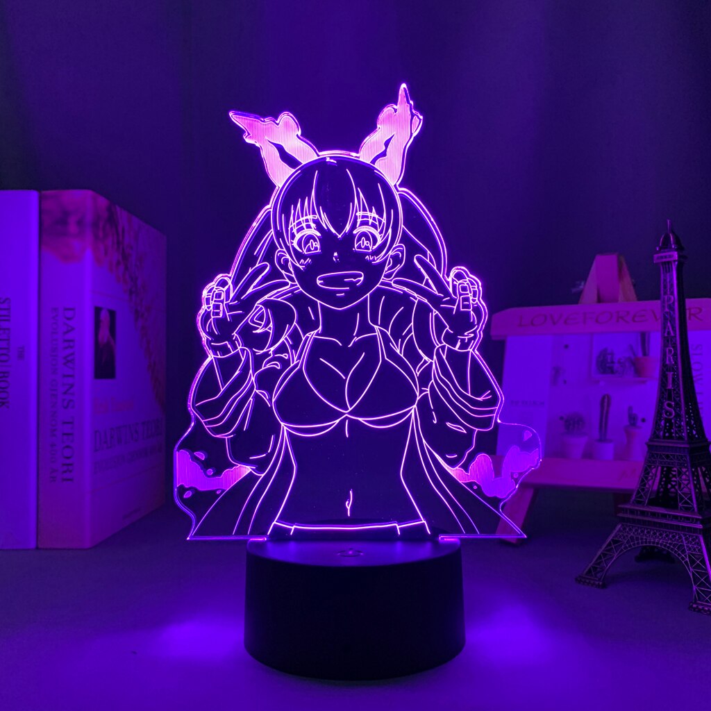 Fire Force Tamaki 3D Lamp