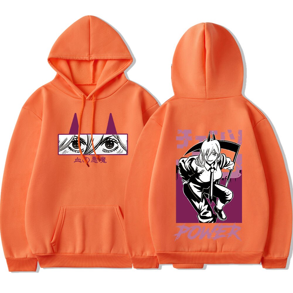 Chainsaw Man Makima Power Denji Graphic Print Hooded