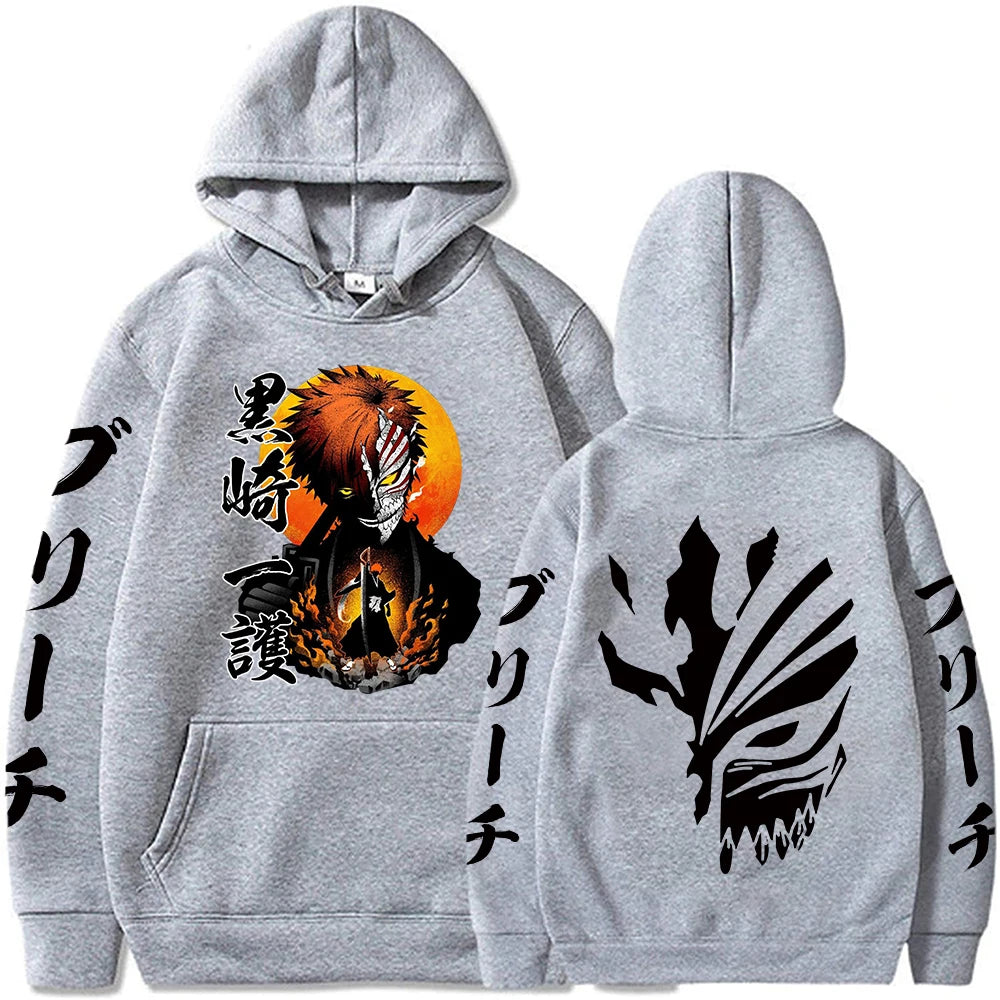 Bleach Kurosaki Ichigo Kuchiki Byakuya Abarai Renji Hoodie