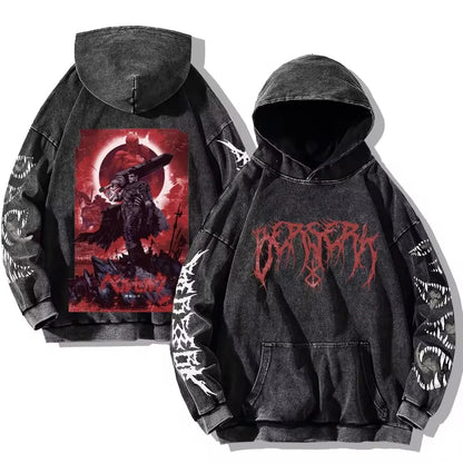 Berserk Vintage Washed Hoodie