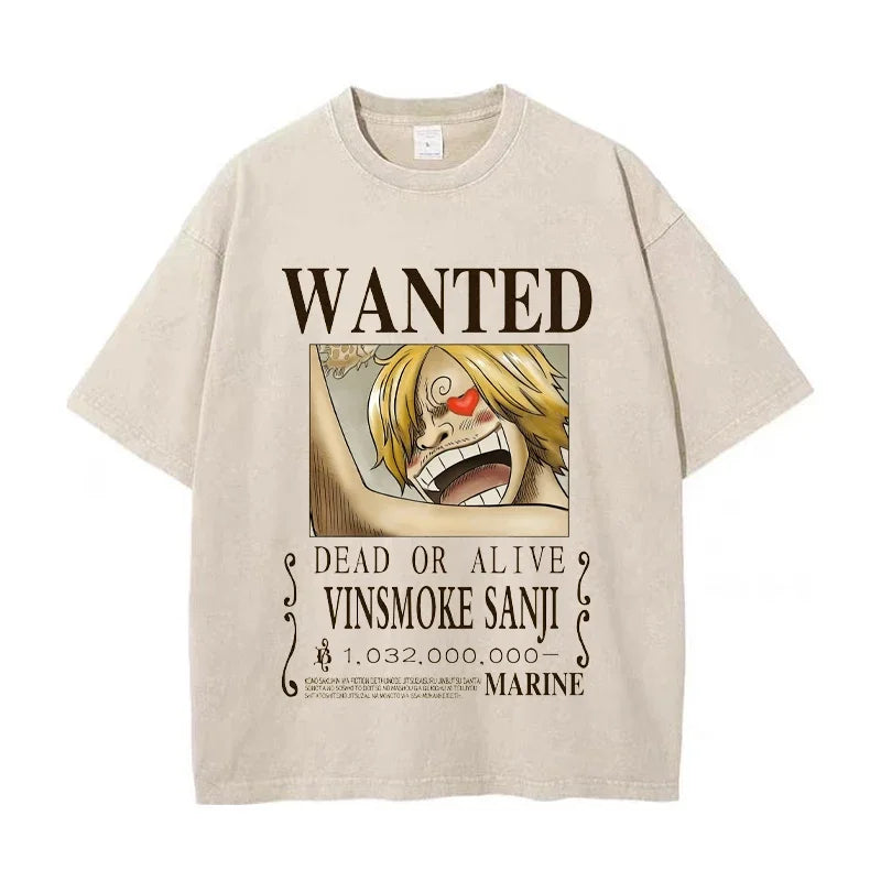 One Piece Nika Monkey D. Luffy Law Sanji T-shirt