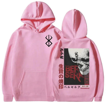 Berserk Guts Graphic Print Hoodie