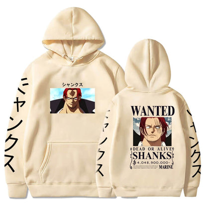 One Piece Wanted Hoodies