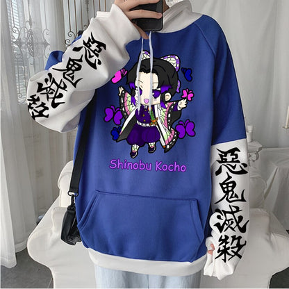 Demon Slayer Butterfly Girl Shinobu Kochou Hoodies