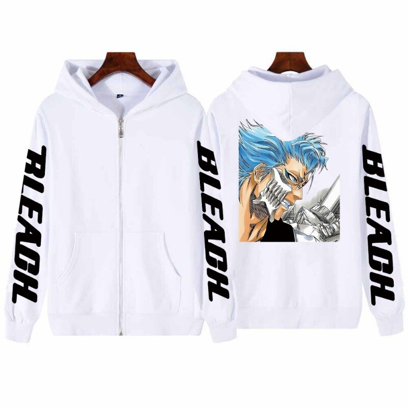 Bleach Aizen Sousuke Pullovers Zipper Hoodie