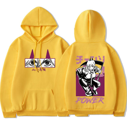 Chainsaw Man Makima Power Denji Graphic Print Hooded