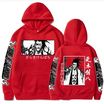 Bleach Zaraki Kenpachi Manga Hoodies